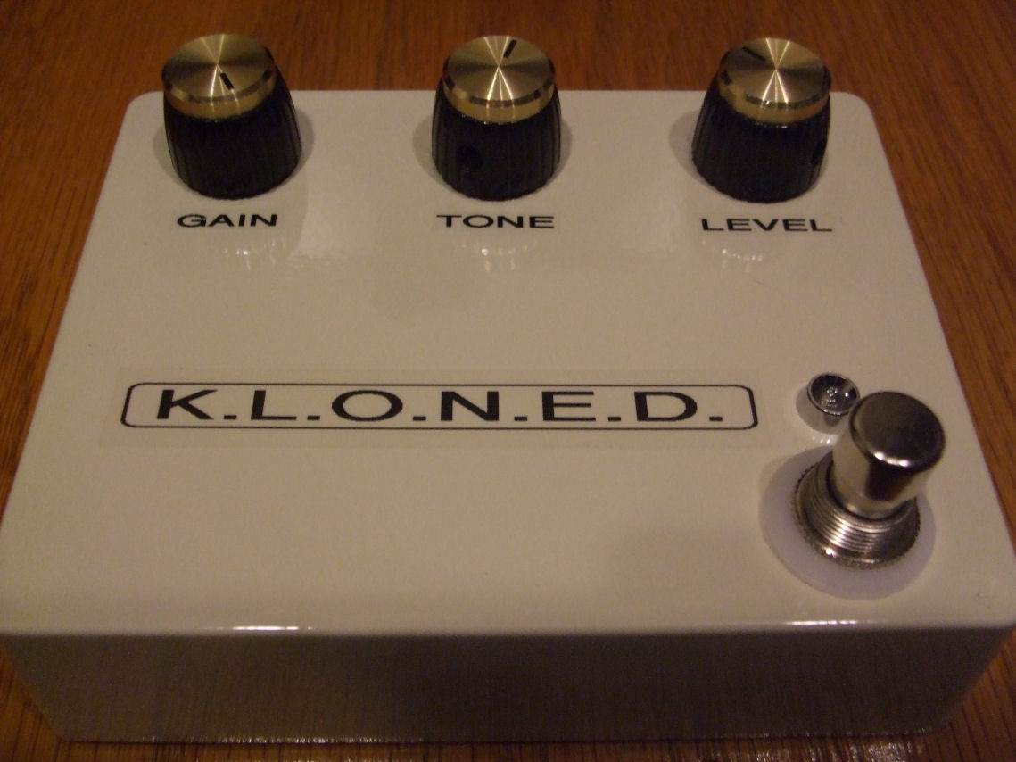 klon centaur clone customer assembled in almond color enclosure